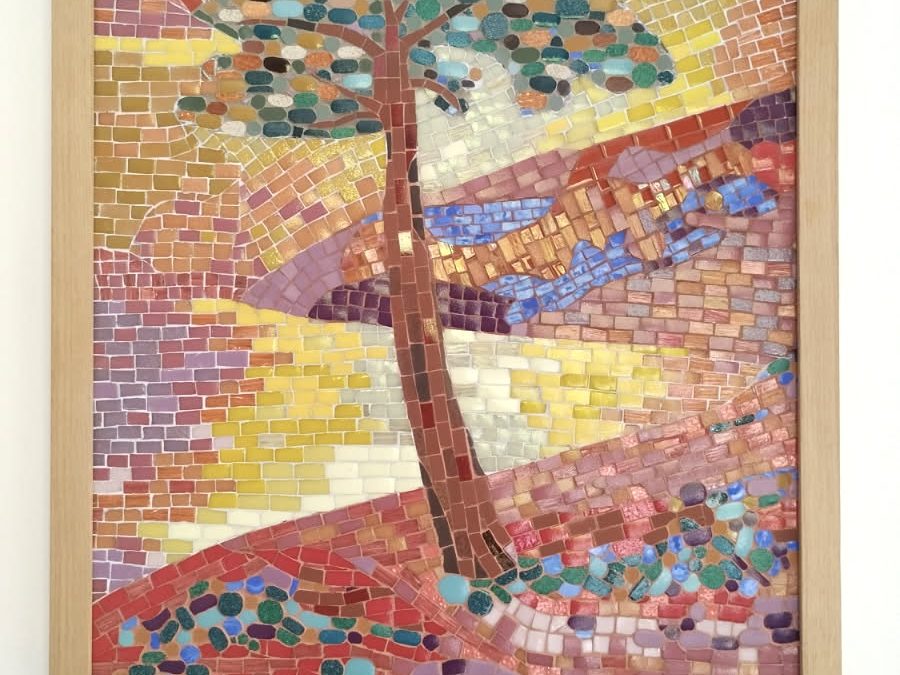 Le pin parasol, commande d’un tableau pour des particuliers à Caen